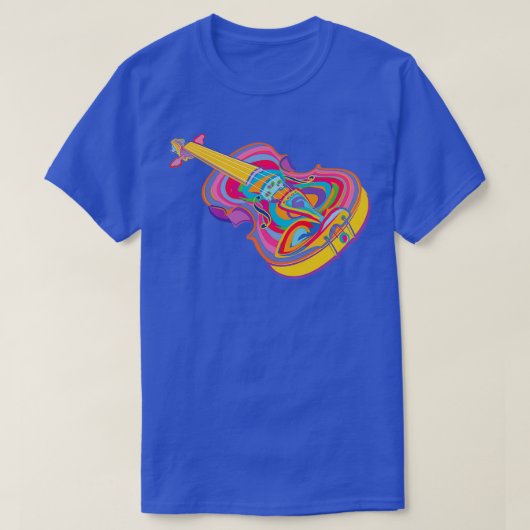 T-shirt Violon coloré 1 (Design devant)