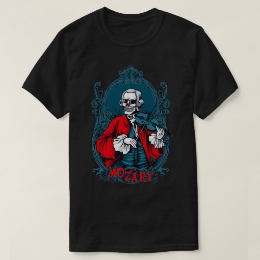 T-shirt Violon crâne (Design devant)