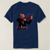 T-shirt Violon de chat (Design devant)