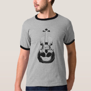 T-shirt Violon de crâne