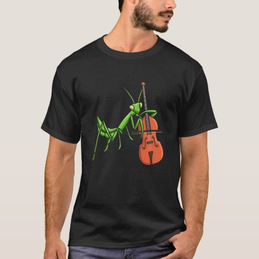 T-shirt Violon Entomologiste de la collecte des insectes (Devant)