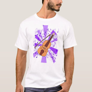 T-shirt Violon et musique