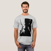 T-shirt Violon géant LS Raglan (Devant entier)