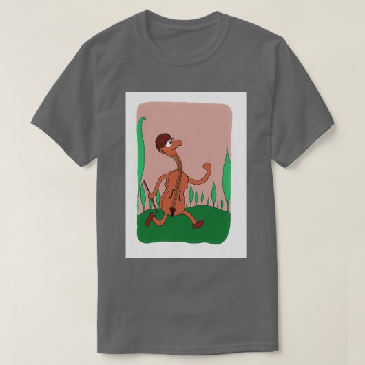T-shirt violon Long 1 (Design devant)