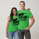 T-shirt Violon Mère amis (Unisexe)