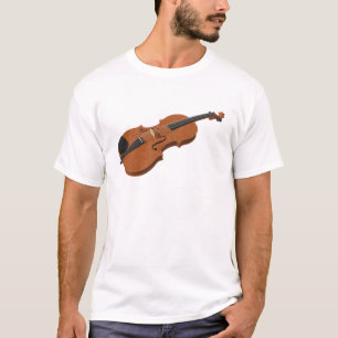 T-shirt Violon : modèle 3D :
