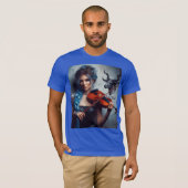 T-shirt Violon musicien Taurus Zodiac (Devant entier)