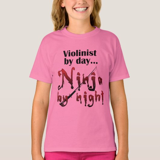 T-shirt Violon Ninja (Devant)