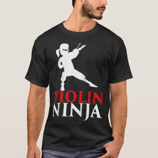 T-shirt Violon Ninja Joueur violoniste Musique Lover Cadea