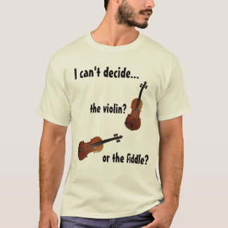 T-shirt Violon ou violon ?
