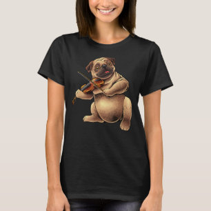 T-shirt Violon Pour Hommes Femmes Garçon Fille Joueuse Vio