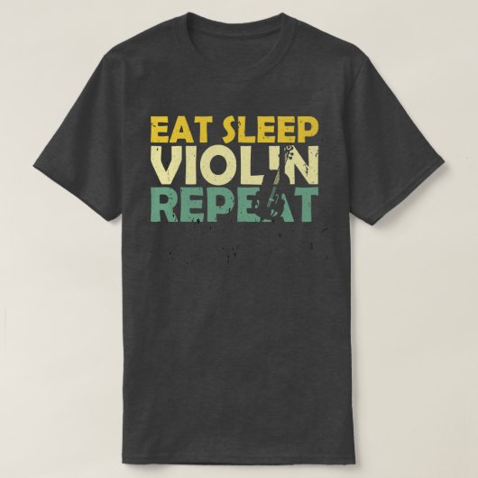 T-shirt Violon rétro 2 (Design devant)