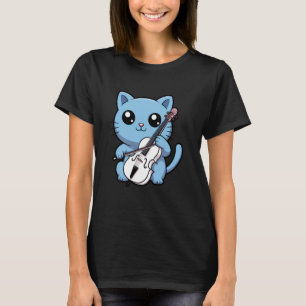 T-shirt Violoncelle de chat jouant au violoncelle Chat mus