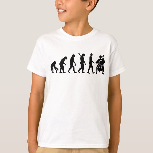 T-shirt Violoncelle d'évolution (Devant)