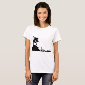 T-shirt Violoneur de grenouille sur le toit (Devant entier)