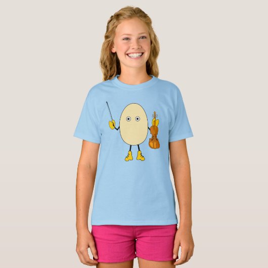 T-shirt Violoniste d'Egghead (Devant entier)