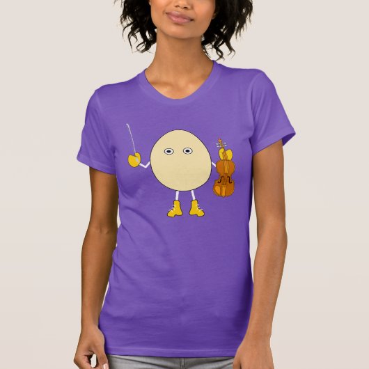 T-shirt Violoniste d'Egghead (Devant)