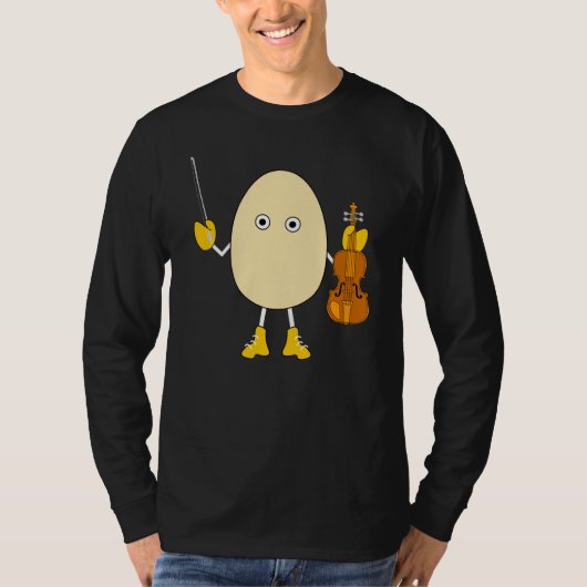 T-shirt Violoniste d'Egghead (Devant)