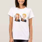T-shirt violoniste sans visage (Devant)