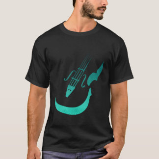 T-shirt Violoniste simple Ligne de la figure
