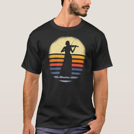 T-shirt Violoniste Vintage (Devant)