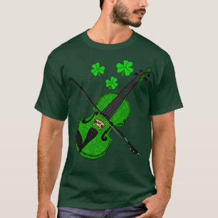 T-shirt Violoniste violoniste Jour de la Saint Patrick Fid