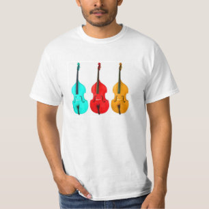 T-SHIRT VIOLONS BAS DROITS COLORÉS LUMINEUX !