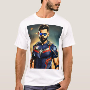 T-shirt "Virat Kohli : Défier les frontières et dominer