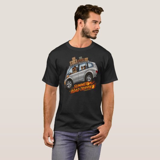 T-shirt Virée estivale (Devant entier)