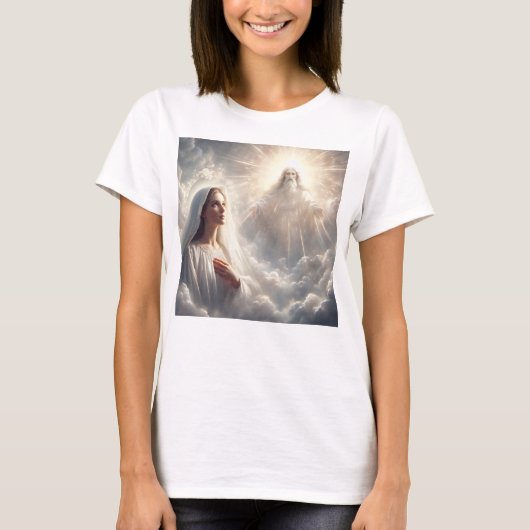 T-shirt Virgen y Bendición Celestial (Devant)