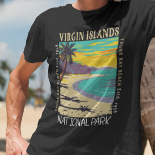 T-shirt Virgin Islands National Park Trunk Bay en état de