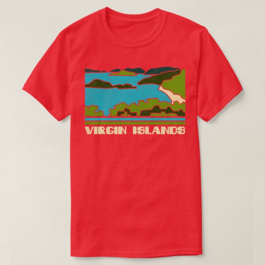 T-shirt Virgin Islands US National Park Cadeau Virgin Isla (Design devant)