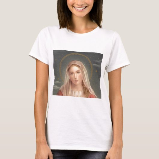 T-SHIRT VIRGIN MARY (Devant)
