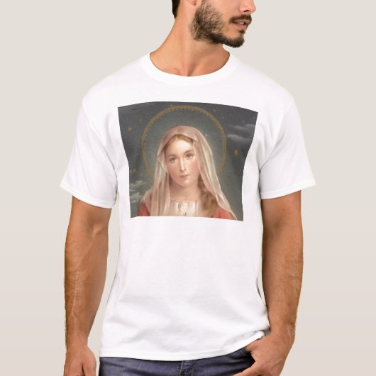 T-SHIRT VIRGIN MARY (Devant)