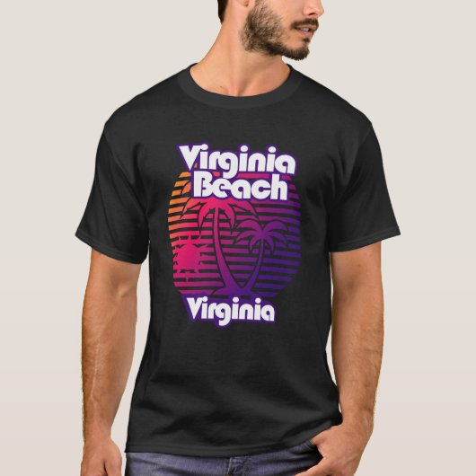 T-shirt Virginia Beach (Devant)