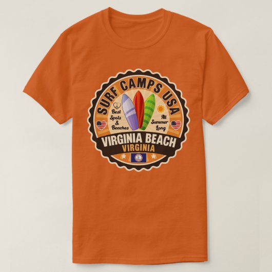 T-shirt Virginia Beach 1 (Design devant)