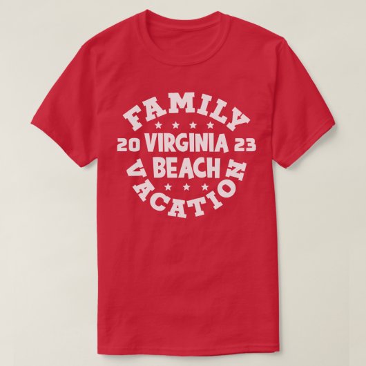 T-shirt Virginia Beach 2023 1 (Design devant)