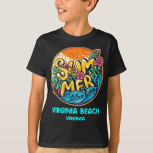 T-shirt Virginia Beach Vacances été Souvenir Vacances
