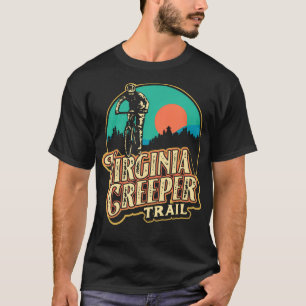 T-shirt Virginia Creeper Trail Vélo Retro Vélo