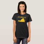 T-shirt Virginia Divemaster Scuba Instructor Dive F (Devant entier)