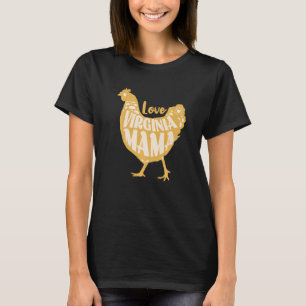 T-shirt Virginia Mama Lote Chicken Farm Style Vintage