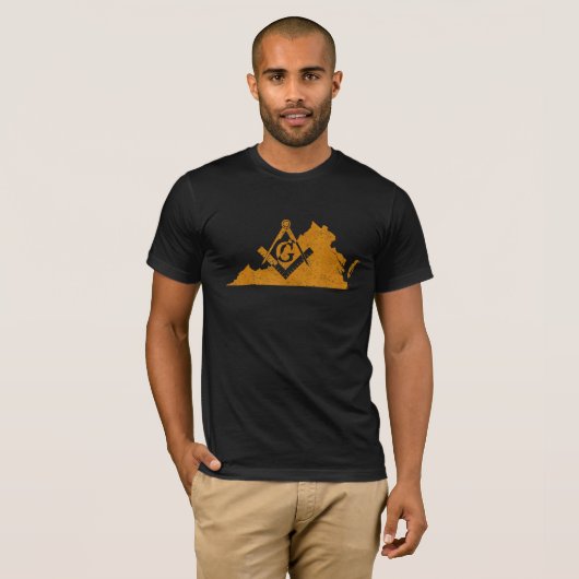 T-shirt Virginia Masons Grand Lodge Af&am Freemason Father (Devant entier)
