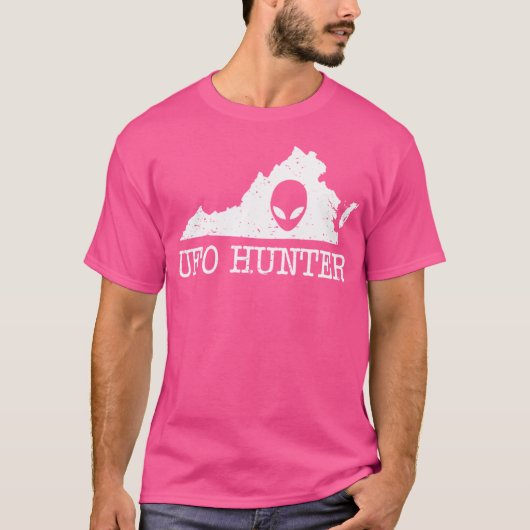 T-shirt Virginia Ufo Hunter (Devant)