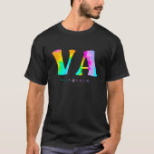 T-shirt Virginia Va Tie Dye (Devant)