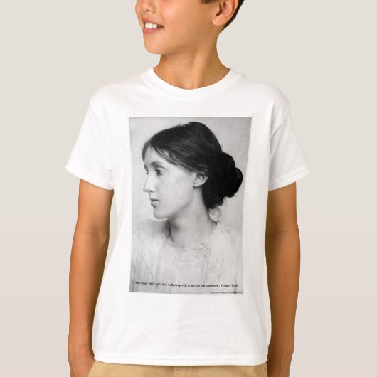 T-shirt Virginia Woolf "Love Well" Citation d'amour Mugs & (Devant)