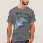T-shirt Virginia Wright Emu Face Expressive Graphisme TShi (Devant)