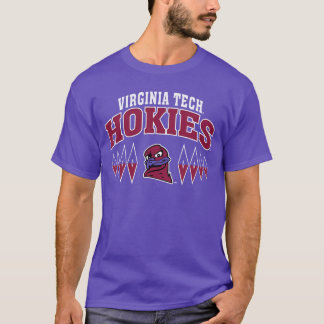 T-shirt Virginiaech Hokies Split Orange Officially License
