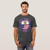 T-shirt Virginie-Occidentale (Devant entier)
