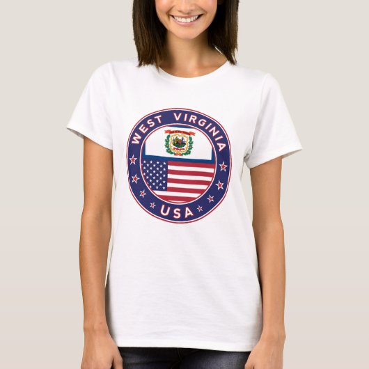 T-shirt Virginie-Occidentale (Devant)