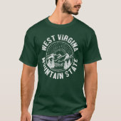 T-shirt Virginie-Occidentale vintage (Devant)